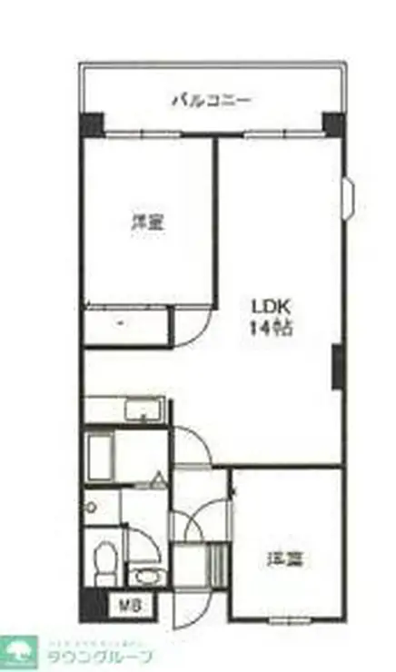 シャンハピネス 3階階 間取り