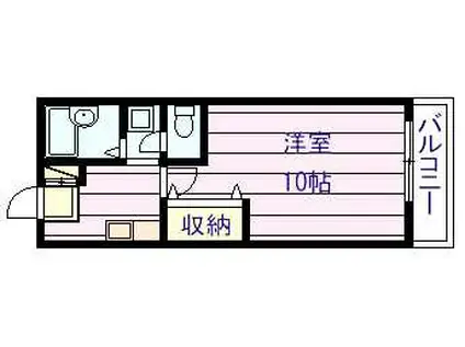 コンドウハイツ(1K/3階)の間取り写真
