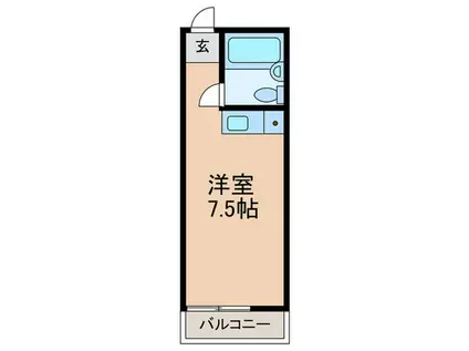 第3ニシキ・マンション(ワンルーム/5階)の間取り写真