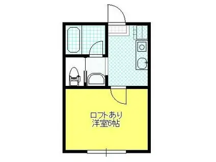 リーガルエステート(1K/2階)の間取り写真