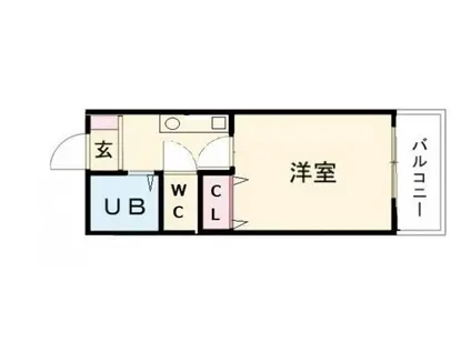 シーサイドビレッジ(1K/2階)の間取り写真