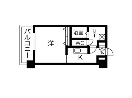 DELCCS AYASE II(1K/6階)の間取り写真