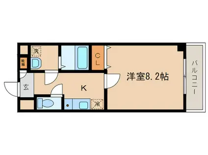 MNK-5(1K/7階)の間取り写真