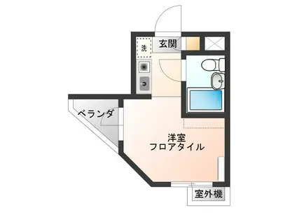 日神パレス下落合(1K/4階)の間取り写真