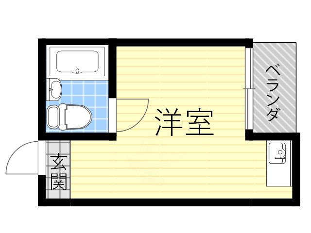 プレアール長居公園3(ワンルーム/2階)の間取り写真