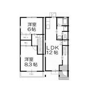 レガーロスワン(2LDK/1階)の間取り写真