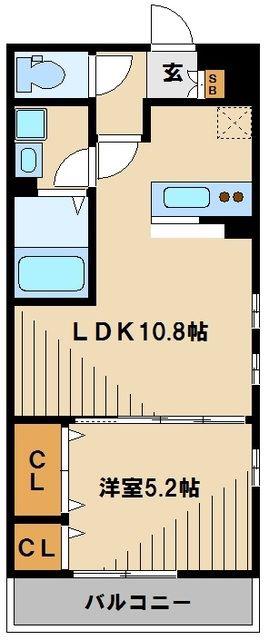 リブリ・M.Y.K(1LDK/2階)の間取り写真