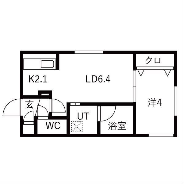 LICHTRARE琴似 琴似3-4MS(1LDK/4階)の間取り写真