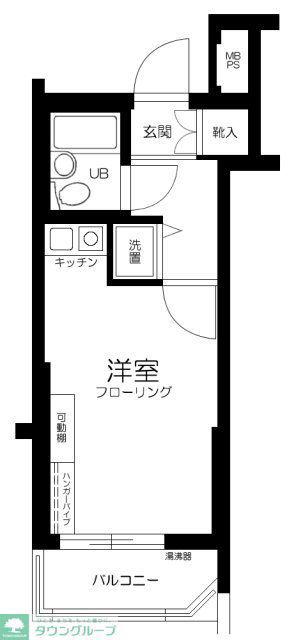 ライオンズマンション駒込第7(ワンルーム/2階)の間取り写真