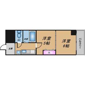 リオーラ塚本I(2K/1階)の間取り写真