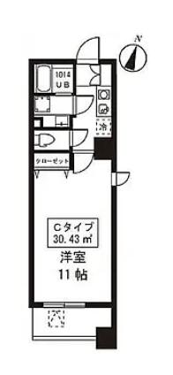 FABULOUS下北沢(1K/5階)の間取り写真