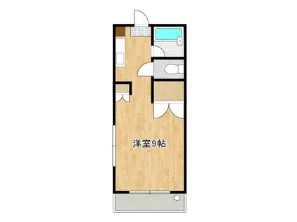 シャリエ九品寺(ワンルーム/2階)の間取り写真