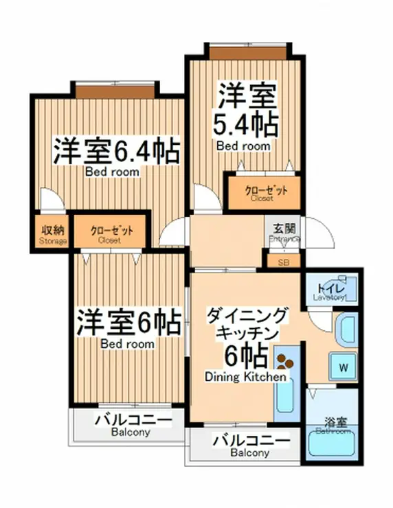アムール 2階階 間取り