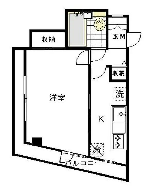 シェルハウス秀里 5階階 間取り
