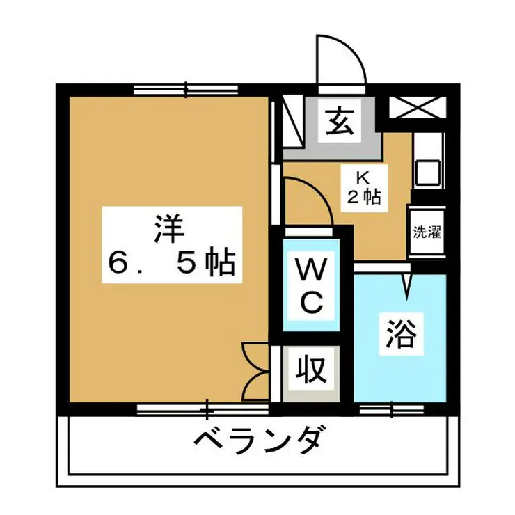 大野マンション 2階階 間取り