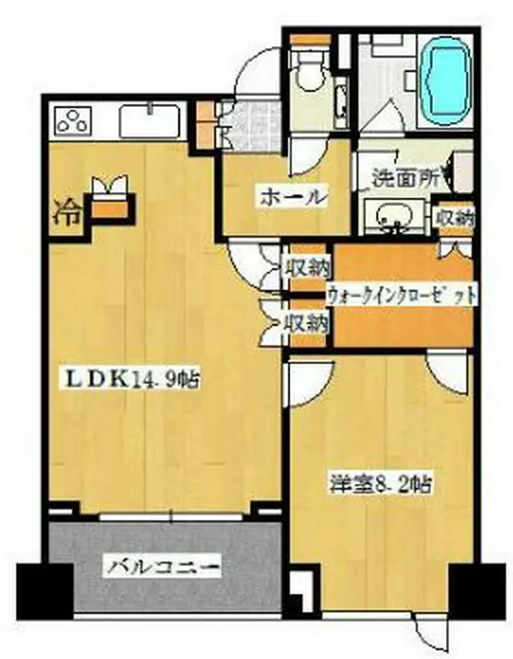 恵比寿パークハウス 7階階 間取り