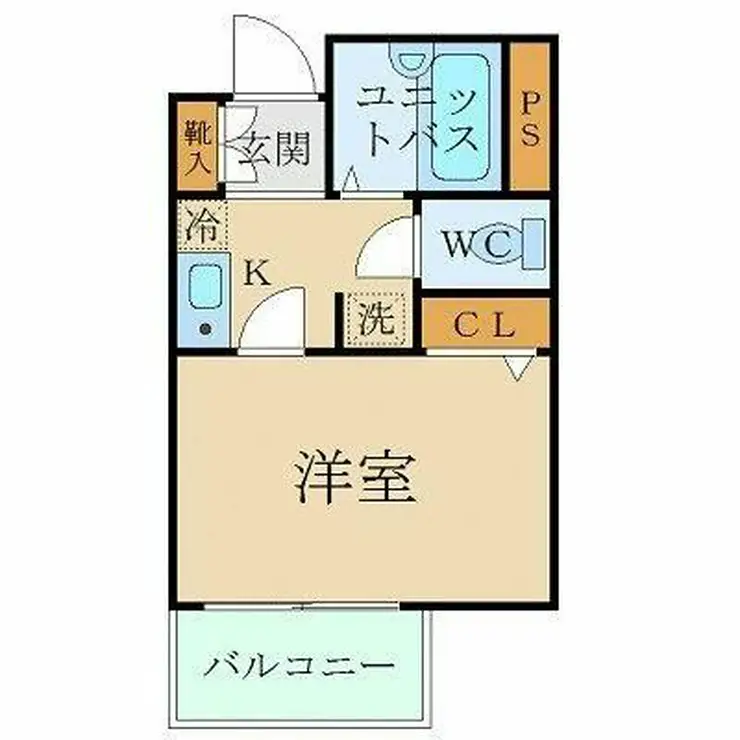 プレール東麻布 5階階 間取り