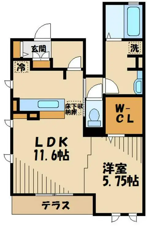 エンジェルパーク 1階階 間取り