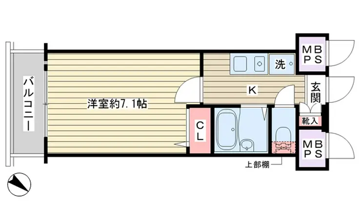ヴェルト日本橋III 11階階 間取り