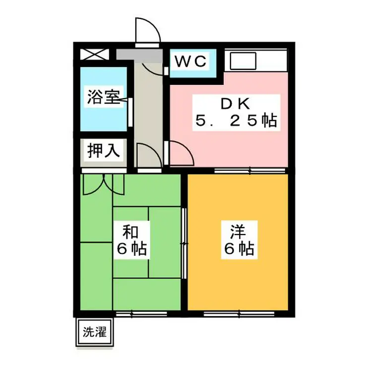 パインハイツ 2階階 間取り