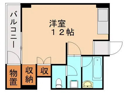 シェリール井堀通(ワンルーム/6階)の間取り写真