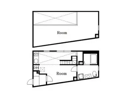 PLAISANT江古田(1DK/3階)の間取り写真