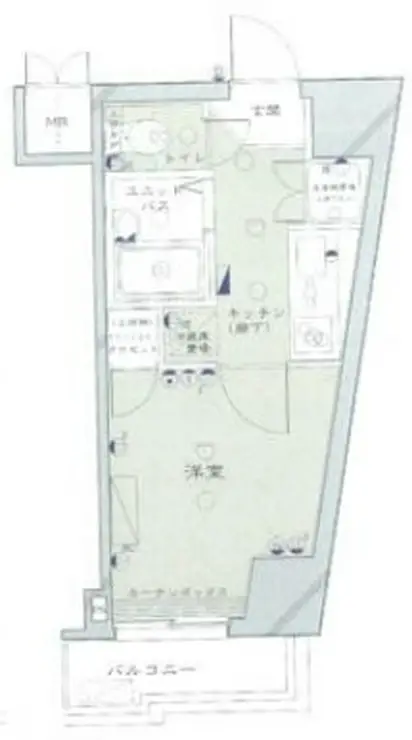 ルーブル白金高輪 14階階 間取り