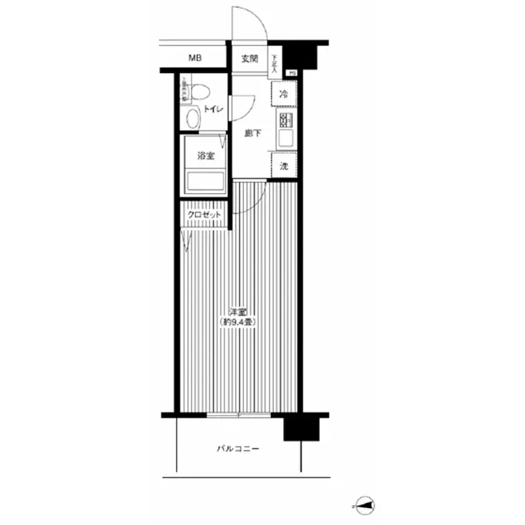 ル・ポローニア 7階階 間取り