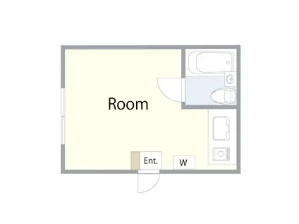 アムール本山南(ワンルーム/3階)の間取り写真