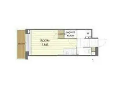 エスセナーリオ高輪(ワンルーム/4階)の間取り写真