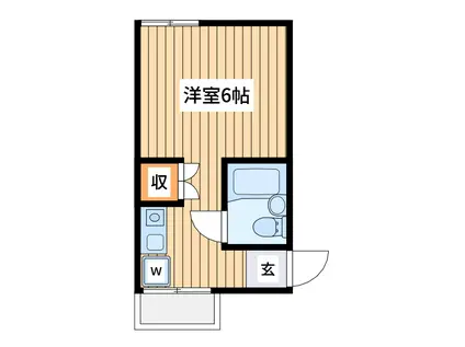 スチューデントハウス村田(ワンルーム/3階)の間取り写真