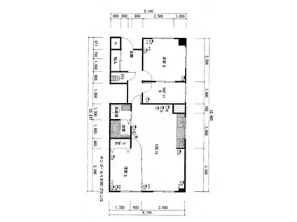 ホンゴールリオ(2LDK/3階)の間取り写真