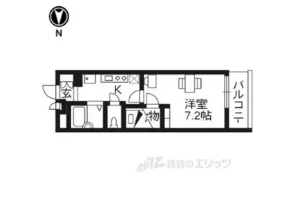 レオパレス ドリームハウス枚方(1K/3階)の間取り写真