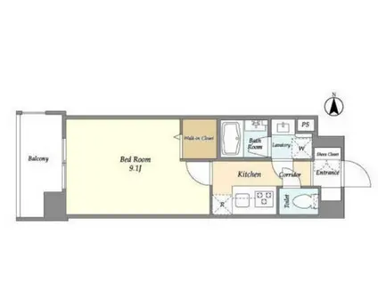 NS PARK RESIDENCE 高田馬場(1K/6階)の間取り写真