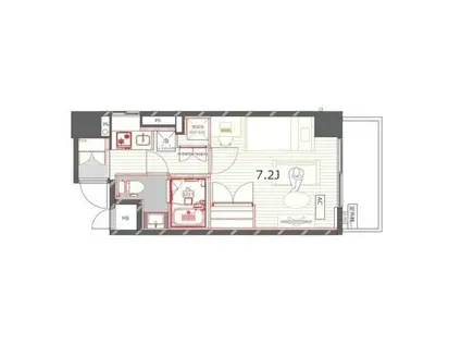 コスモリード大森(1K/2階)の間取り写真