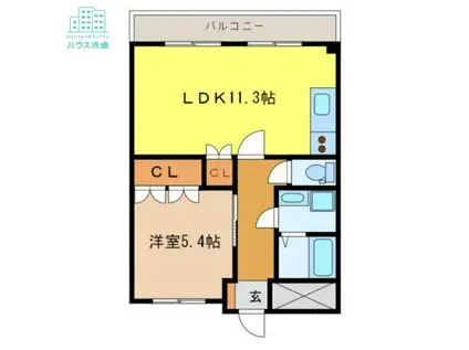 コール・フェリーチェ(1LDK/2階)の間取り写真