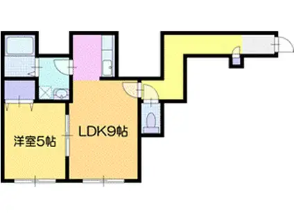 DO SMILE(1LDK/3階)の間取り写真