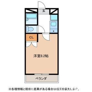 レトワール(1K/2階)の間取り写真