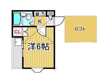 パレス清澄(1K/2階)の間取り写真