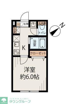 LUXE松戸(1K/3階)の間取り写真