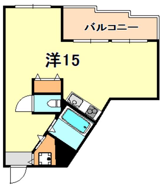 ステディ垂水(ワンルーム/3階)の間取り写真