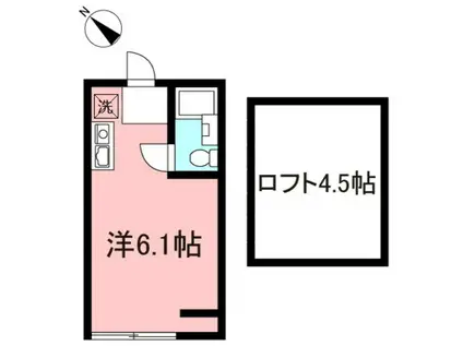エクセレンス和泉(ワンルーム/2階)の間取り写真