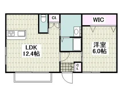 KONAYA北鎌倉(1LDK/1階)の間取り写真