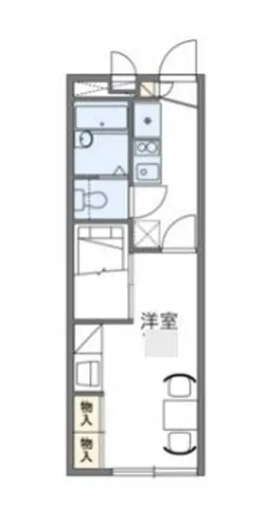 レオパレス関町東 1階階 間取り