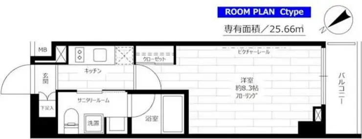 ステージグランデ茅場町 6階階 間取り