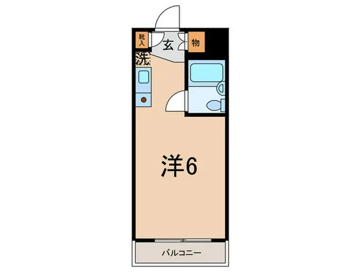 セザール第二西小山 2階階 間取り