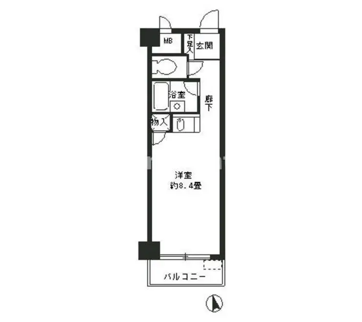 モンテベルデ第2横浜 5階階 間取り