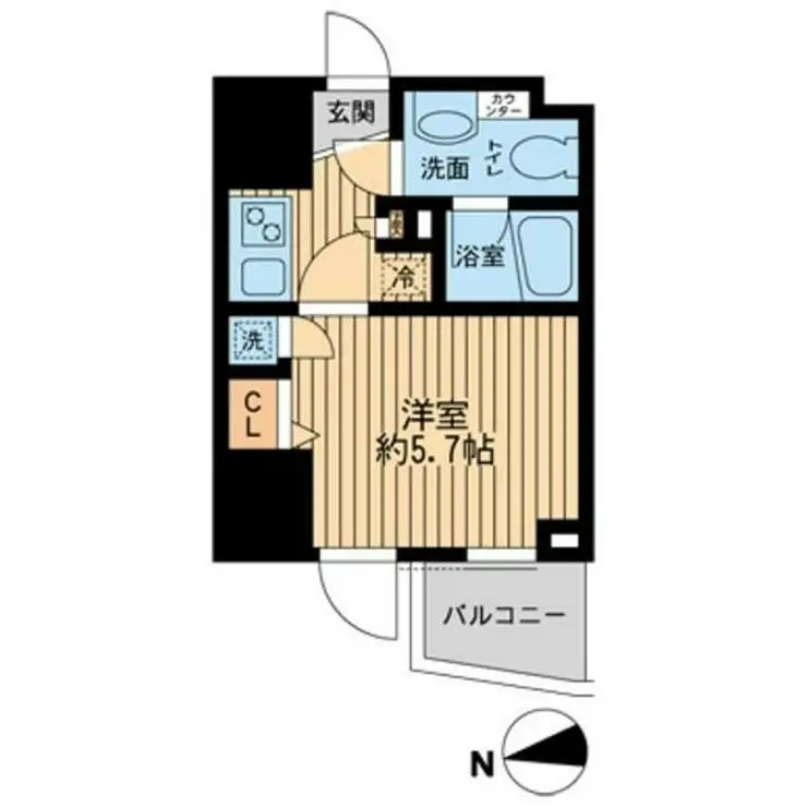 ライブコート草加 14階階 間取り