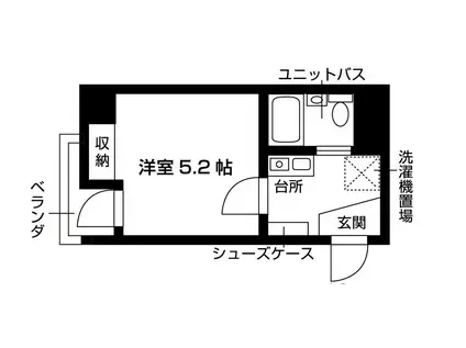 グランピア朝霞(ワンルーム/3階)の間取り写真