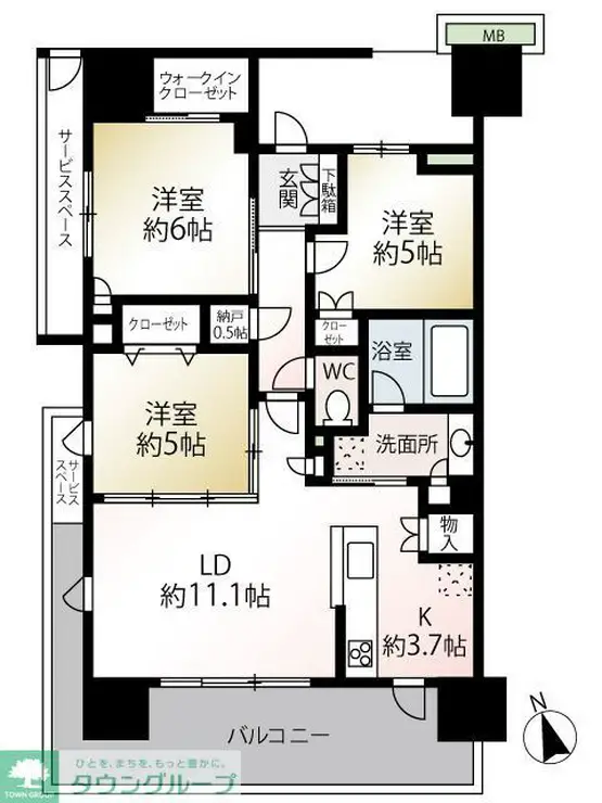 プラウドシティ志木本町 12階階 間取り